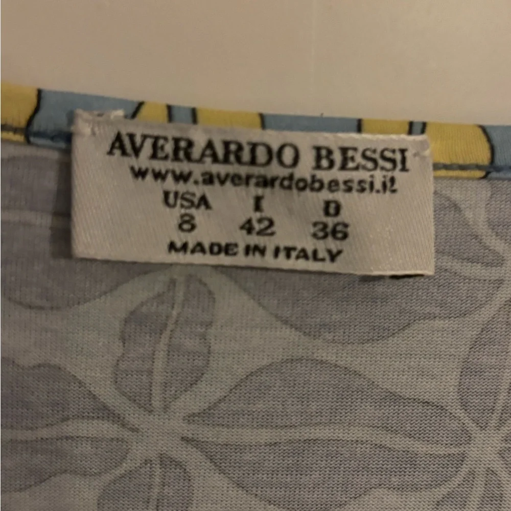 Averardo Bessi Green Multicolor Floral‎ Top Italy Size US 8 - Picture 3 of 7